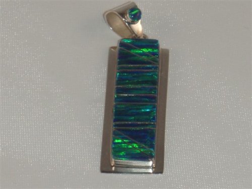 Blue Opal Fashion Jewelry Pendant - PD-0035