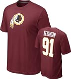 Ryan Kerrigan #91 Burgundy Nike Washington Redskins Name & Number T-Shirt