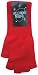 RED FINGERLESS KNIT GLOVES