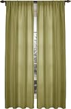 Maytex Diamond Waffle Window Curtain, Sage