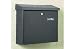 Post Box Dark Pewter Effect Finish.
