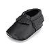 Voberry Baby Girls Soft Soled Tassel Bowknots Crib Shoes Moccasins (12~18 Month, Black)