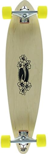 East Coast Customs Pintail 34.5 Bubinga 8.5x34.5 Complete Longboard Skateboard