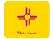 US State Flag - White Sands, New Mexico (NM) Mouse Pad
