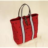 ラグビーラルフローレンスカルトートバッグレッド/RUGBY by RalphLauren skull tote bag red [並行輸入品]