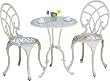 BEST Anacapa Cast Aluminum Bistro Set, Sand Finish