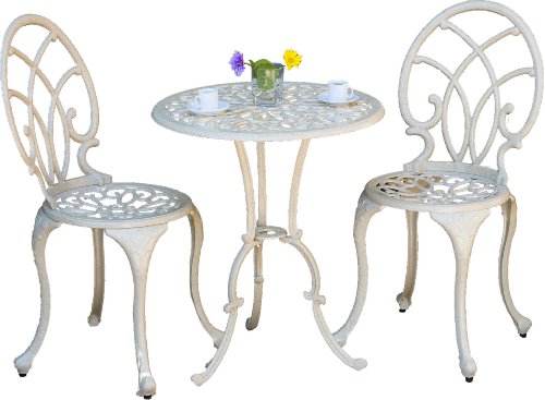 BEST Anacapa Cast Aluminum Bistro Set - Sand Finish product image