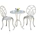 BEST Anacapa Cast Aluminum Bistro Set, Sand Finish