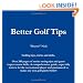 Better Golf Tips