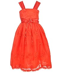 Girls Brocade/Polyester  Dress