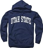 Utah State Aggies Navy Arch Hooded Sweatshirt