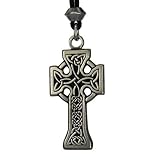 Complex Celtic Knotwork Irish Cross Pendant Renaissance Neckless Christian Catholic Jewelry