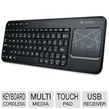 Logitech Wireless Touch Keyboard K400 with Built-In Multi-Touch Touchpad (920-003070)