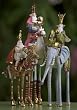 Patience Brewster Krinkles Magi Arrives on Horse Christmas Ornament