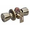 Master Lock TUO0305 Tulip Privacy Door Knob, Antique Brass