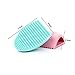Lowpricenice Cleaning Glove MakeUp Washing Brush Scrubber Board Cosmetic Clean (Pink)