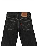Levi’s “3D Black” 505 Straight Fit Jeans (Sizes 4 – 7) – 3-d black, 4