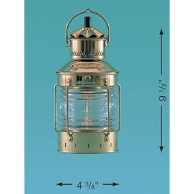 Den Hann Boat Anchor Oil Lamp (Oil, 4-Inch Lens) by