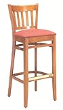 AC Furniture 1850 Bar Stool with Upholstered Seat