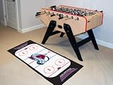 Fan Mats 10620 NHL - Colorado Avalanche 30" x 72" Rink-Shaped Runner Rug