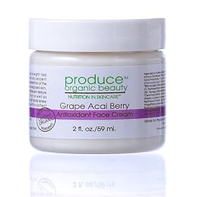 Produce Organic Beauty Grape Acai Berry Antioxidant Face Cream