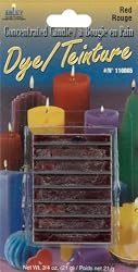 Concentrated Candle Dye 3/4 Oz. Block: Red