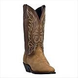 Ladies Basic Cowboy Boot in Black Color: Tan Distressed, Size: 10, Width: M by  