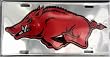 lp - 963 Arkansas Razorbacks Chrome License Plate - 50062