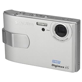 Samsung Digimax i6 Silver Digital Camera (6MP, 3 x Optical Zoom) 2.4" LCD with PMP, MP3