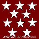 Shatterproof STAR Acrylic Mirror Pack of 10 ( 1.5cm each) FREE DELIVERY TO UK & NI