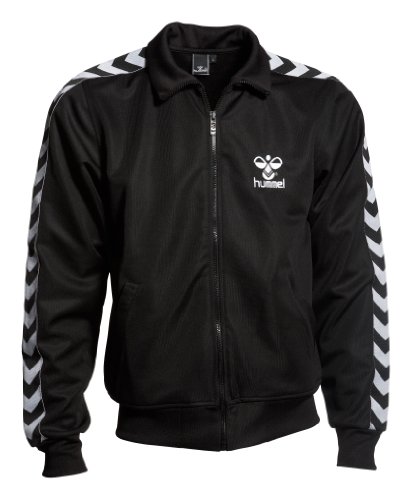 hummel Herren Jacke Altantic Zip, schwarz / weiss, XL, 38-370-2114