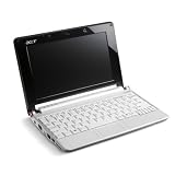 Acer Aspire One AOA150-1887 8.9-Inch Seashell White Netbook - 2.5 Hour Battery Life