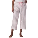 Gilligan & O'Malley® Woven Cropped Pants - Red Stripe