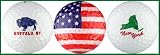 Buffalo, New York Golf Balls w/ USA Flag