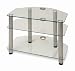 Techlink DAIS - LCD & Plasma Glass TV Stand To 32" - Clear Glass With Silver Legs Techlink DAIS - LCD & Plasma Glass TV Stand To 32" - Clear Glass With Silver Legs