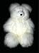 Soft Cuddly Baby Alpaca Fur Stuffed Hand Made Panda Teddy Bear Large 21 Inch Size ATB_CREAMWHITE21_020