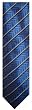 Men's Donald Trump Necktie Blue Navy Silver Signature Collection