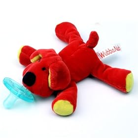 Buy WubbaNub Infant Plush Toy Pacifier - Dog by WubbaNub now!