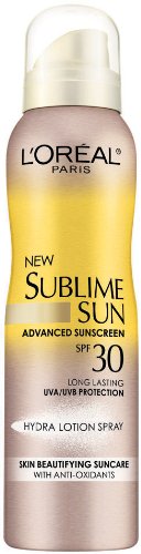 vitamin a sunscreen Discount L'Oreal Sublime Sun Hydra Lotion Spray SPF 30, 4.2 Ounce