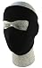 Zan Headgear Full Face Neoprene Mask Black One Size Fits All OSFA WNFM114