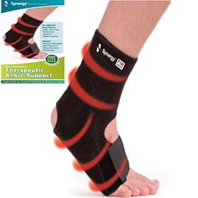 Synergy Far-infrared Ray Therapeutic Ankle Support, One Size Fits All by Synergy