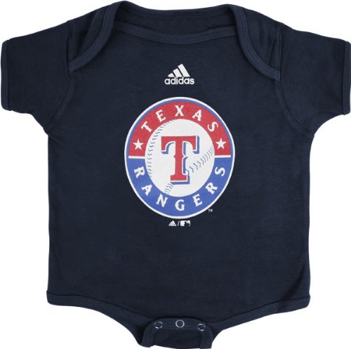 Texas Rangers Navy adidas Team Logo Newborn/Infant Creeper