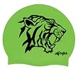 Dolfin Tiger Print Silicone Swim Cap