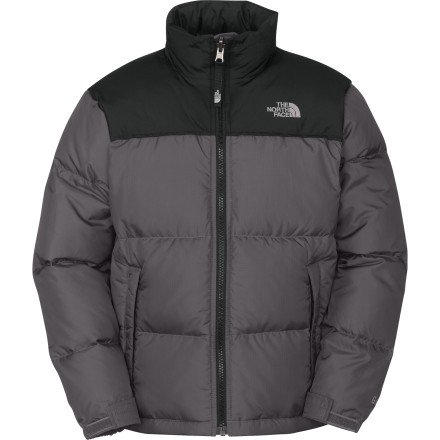 The North Face Nuptse Down Jacket - Boys' Graphite Grey, XS