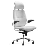 Executive Office Chair with Adjustable Headrest