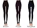Anmengte Winter Womens Black Warm Velet Stretchy High Waist Elastics Leggings (FBA)