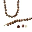 FOJO's 14K Gold Chocolate Fresh Water Pearl Set
