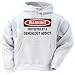 WARNING PROTECTED BY A GENEALOGY ADDICT Youth Hooded Sweatshirt (for Kids) Various Co...