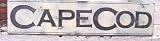Vintage Look Cape Cod Wood Sign