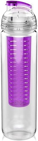 27oz. Sport Water Bottle with Fruit Infuser(Many Color Option) - BPA Free